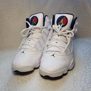 Nike Air Jordan 6 Ring Confetti Paint Splatter White/Black Shoe Men's 11.5